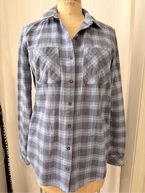 5.11 Tactical Soft Plaid Flannel Button-Down Shirt sz M